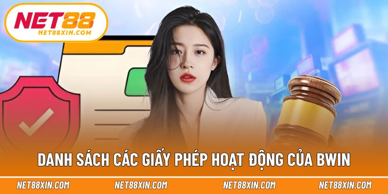 Danh mục các giấy phép đang được công nhận